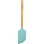 KitchenAid Universal Bamboo Handle Scraper Spatula, Aqua