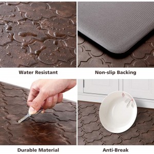 WISELIFE Kitchen Mat Cushioned Anti Fatigue Floor Mat,17.3
