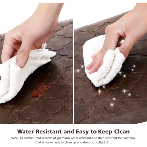 WISELIFE Kitchen Mat Cushioned Anti Fatigue Floor Mat,17.3