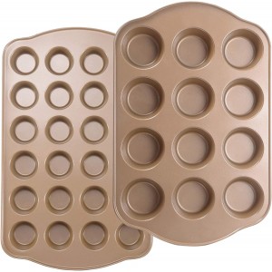 Nonstick Muffin & Cupcake Pan Set (2 Pac...