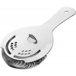 Hawthorne Strainer, Stainless Steel Cocktail Strainer with High Density Spring | Mirrored Finish - Effortless Straining for Boston Shakers & Mixing Glasses, One Strainer