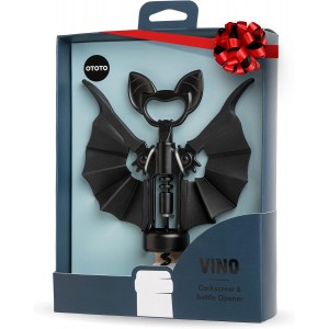 OTOTO Vino Spooky Bat 2-in-1 Wine & Beer...