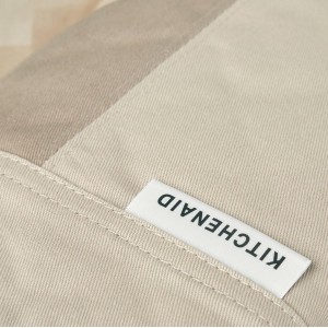 KitchenAid Beacon Two-Tone Non-Slip Mini Oven Mitt Set, Milkshake/Beige, 5.5