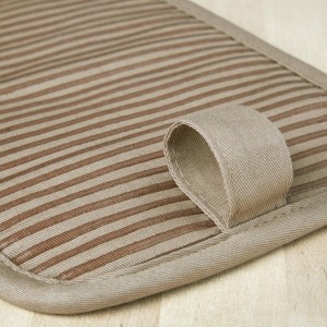 KitchenAid Beacon Two-Tone Non-Slip Pot Holder Set, Milkshake/Beige, 7