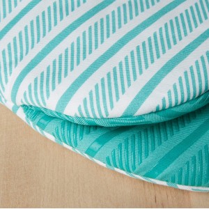 KitchenAid Albany Mini Oven Mitt 2-Pack Set, Aqua Sky, 5.5