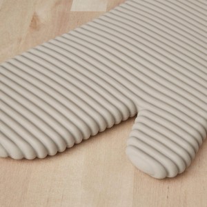 KITCHENAID Ribbed Soft Silicone Oven Mitt 2-Pack Set, 7.5