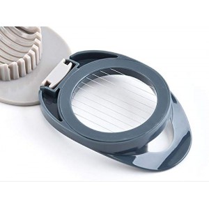 WOIWO 1 PCS Creativity Kitchen Egg Mirabile Multi-Functional Egg Slicer Kitchen Gadget (gray-green)