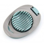 WOIWO 1 PCS Creativity Kitchen Egg Mirabile Multi-Functional Egg Slicer Kitchen Gadget (gray-green)