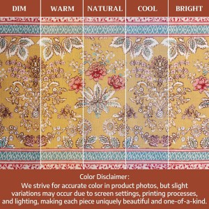 Maison d' Hermine Placemats Set of 4 100% Cotton Washable Cloth Place Mats Reusable Table Mats for Kitchen Dining Party Wedding Easter Decorations Spring/Summer (Marquise, 13