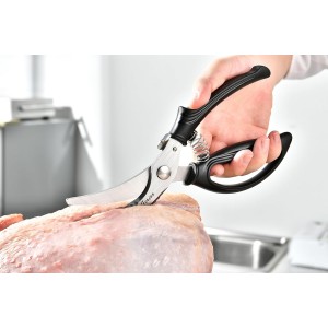 Heavy Duty Poultry Shears - Kitchen Scissors for Cutting Chicken, Poultry, Game, Meat - Chopping Vegetable - Spring Loaded