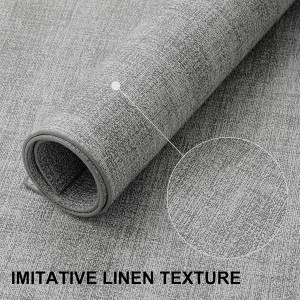 homing Faux Leather Heat Resistant Placemats 6 Packs, Waterproof Wipeable Dining Easter PU Place Mats for Indoor & Outdoor, Easy to Clean, Light Grey