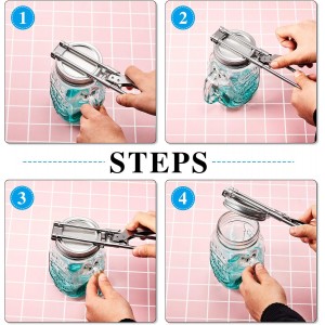 Patelai 2 Pieces Master Opener Adjustable Jar and Bottle Adjustable Multifunction Stainless Steel Can Jar Lid Gripper Manual Opener Kitchen Accessories for Weak Hands Seniors