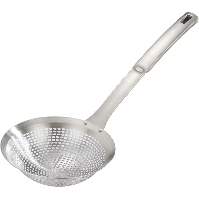 Skimmer Ladle Spoon 304 Stainless Steel Skimmer 14.5 ln for Cooking Frying Skimming Colander/Strainer Stainless Steel Kitchen Tools
