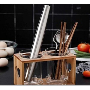 Smooth Stainless Steel Rolling Pin for Baking Fondant, Pizza, Pie, Pastry, Pasta, Dough, Cookies (12.8in)