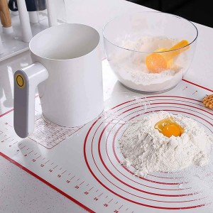 Battery Operated Electric Flour Sifter for Baking, Handheld Sifter with Ergonomic Handle, Fine Stainless Steel Mesh, Easy-to-Clean Design for Pastry, Cookies, Bread