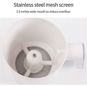 Battery Operated Electric Flour Sifter for Baking, Handheld Sifter with Ergonomic Handle, Fine Stainless Steel Mesh, Easy-to-Clean Design for Pastry, Cookies, Bread