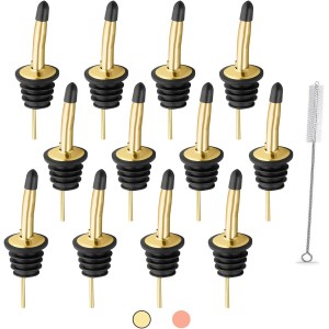 WAFJAMF 12 Pcs Liquor Pour Spouts Set, S...