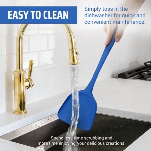 Kaluns Silicone Kitchen Utensils Set 24 Pcs Cooking Utensils Set - Can Opener, Masher, Turner, Spatula 446°F Heat Resistant Non-Stick - Premium Silicone and Stainless Steel Utensil Set