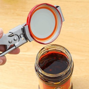 Adjustable Multifunctional Stainless Steel Can Opener,Jar Opener for Weak Hands,Jar Lid Opener