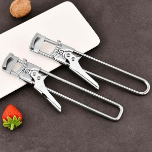 Adjustable Multifunctional Stainless Steel Can Opener,Jar Opener for Weak Hands,Jar Lid Opener