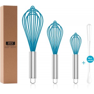 Silicone Whisk,Heat Resistant 480°F Whi...