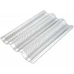 Stainless Steel French Baguette Bread Pan, Perforated Loaf Pans for Baking 15