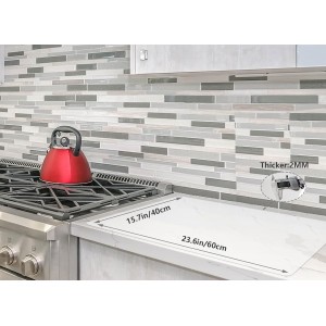 Silicone Mat for Kitchen Counter, Heat Resistant Nonskid Table Mat for Air Fryer to Site on, Countertop Protector, Thick 2MM, XL Large