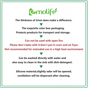 Silicone Mat for Kitchen Counter, Heat Resistant Nonskid Table Mat for Air Fryer to Site on, Countertop Protector, Thick 2MM, XL Large