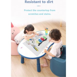 Silicone Mat for Kitchen Counter, Heat Resistant Nonskid Table Mat for Air Fryer to Site on, Countertop Protector, Thick 2MM, XL Large