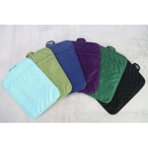 Oven Pot Holder with Pocket Cotton Heat Resistant Coaster Potholder Kitchen Hot Pad Oven Mitts for Cooking Square 7