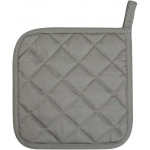 6 Pack Potholders Kitchen Pot Holders Set,Cotton Pot Holders for Kitchen 7 inch hot Pads,Heat Resistant Hot Pads for Cooking and Baking Dark Grey