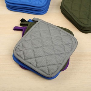 6 Pack Potholders Kitchen Pot Holders Set,Cotton Pot Holders for Kitchen 7 inch hot Pads,Heat Resistant Hot Pads for Cooking and Baking Dark Grey