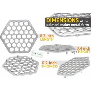 Ravioli Maker Metal Form Meat Pelmeni Dumplins Pasta