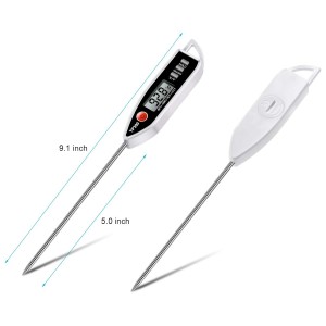 Meat Food Thermometer, Digital Candy Cooking Thermometer, Kitchen Cooking Thermometer Instant Read for BBQ Grill, Oil, Milk, Bath Water, Deep Fry, Candle Temperature