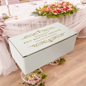 WODEGIFT 50pcs Bottle Opener,Wedding Favors Vintage Skeleton Key Bottle Opener,Key Bottle Openers with Escort Tag Cards and Key Chains Wedding Gifts for Guest（Bronze,5 styles）