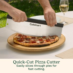 Cuisinart CPS-515 Deluxe Pizza Grilling Pack (Pizza Stone, Pizza Peel, Pizza Cutter)