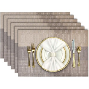 Aofmee Placemats, Placemats Set of 6, He...