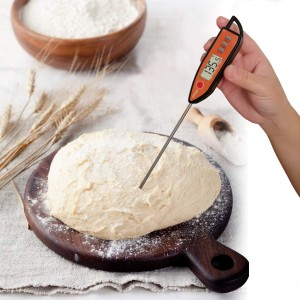 Digital Meat & Milk Thermometer - Instant Read Probe for Cooking, BBQ, Grill, Deep Fry, Roast & Baking