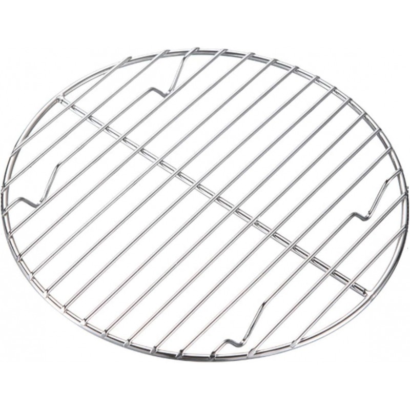 CAMPINGMOON φ8.27inch/φ21cm Round Stainless Steel Roasting Baking Steaming Cooling Rack Cooking Grid Grill Fits for 10-inch Dutch Oven W21
