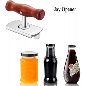 Jar Opener for Weak Hands,Jar Opener for Seniors with Arthritis,Easily Open the Jar with A Simple Twist,Good Gifts for Children and Women (Brown)