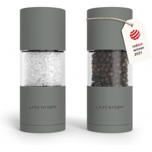 LARS NYSØM Salt and Pepper Grinder Set,...