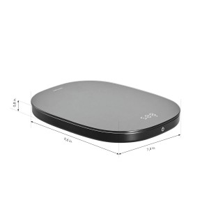 ZWILLING Enfinigy Digital Kitchen Food Scale, Max Weight 22lbs, Grams & Ounces, .1-gram Accuracy, Black