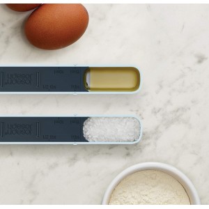 Joseph Joseph Measure-Up Adjustable Wet & Dry Measuring Spoon, Blue