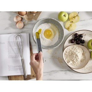 Joseph Joseph Measure-Up Adjustable Wet & Dry Measuring Spoon, Blue