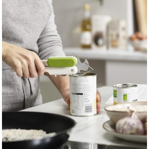 Joseph Joseph Pivot Multifunction Can and bottle Opener, Easy to Use, White