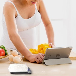 Fuzion Digital Gram Scale with 2 Trays, 500g/ 0.01g Small Jewelry Scale, 6 Units Gram Scales Digital Weight Gram and Oz, Tare Function, Digital Herb Scale for Food, Mini Reptile