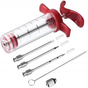 Meat Injector Syringe - 3 Marinade Injec...