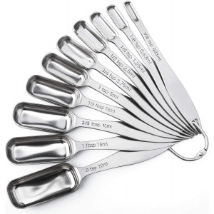 FANGSUN Narrow Measuring Spoons Set of 1...