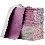 lSmall Reusable Cleaning Cloths, 6 x 10 inch, Super Absorbent Multipurpose Dish Cloths, for Furniture Rags, Kitchen Cloths, Tableware Quick-Drying Towels(11PCS)