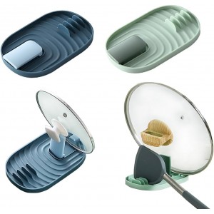 Multifunctional Spoon Rest, 2PCS Foldabl...